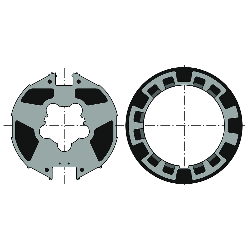 Adapt. roue+couronne LT60 imbac d85